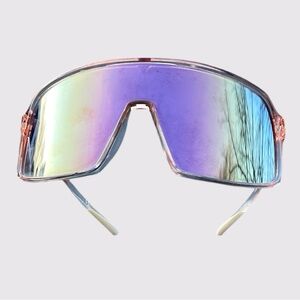 Women’s Futuristic Blue and Purple Sunglasses